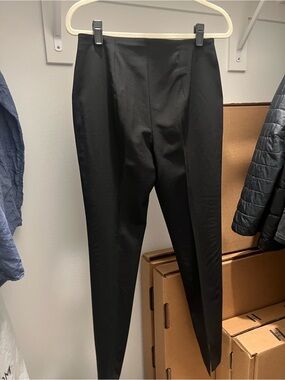Theory Black Straight-Leg Women's Pants